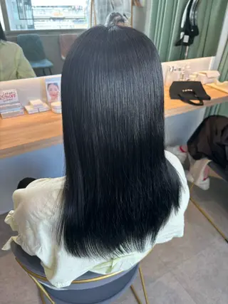 セミロング カラー りあの🎀 /暖色カラー🍒のヘアスタイル