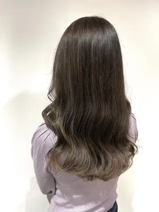 セミロング 青沼夏未/オリーブ/ 寒色カラーのその他イメージ