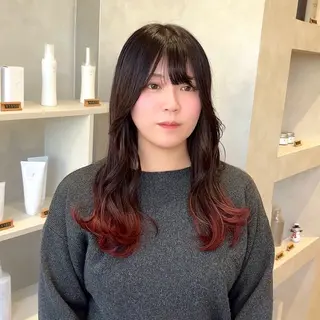 ロング カラー ❤️🐩* AKANE*🐩❤️のヘアスタイル