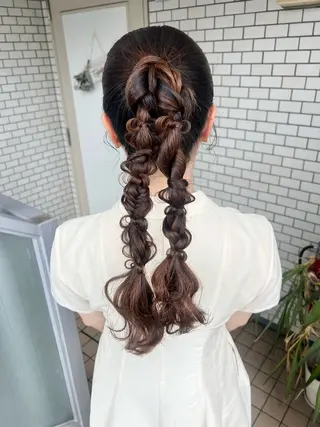 ヘアアレンジ 大人可愛いヘアメイク 💋🧚‍♀️しずかのヘアスタイル