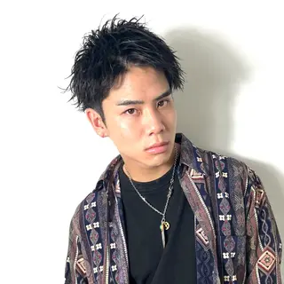 ショート メンズ 柏メンズカットパーマ NO.1タイチのヘアスタイル