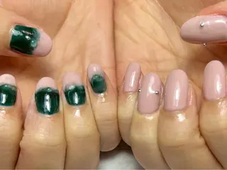 ネイル 個性派ニュアンス nuts nail所属・【池袋】nuts nail　なつみのネイルデザイン