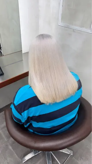 ミディアム カラー 似合わせカット/ ハイトーン/aoiのヘアスタイル