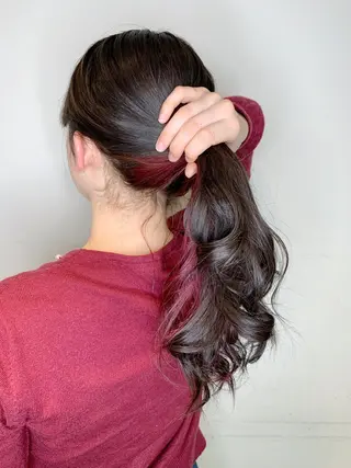 ロング カラー ヘアアレンジ 🌿‬ ܸAir 透明感🌱西村知佳のヘアスタイル