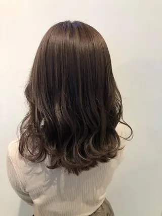 ミディアム 透明感カラー🪄 髪質改善♡田中みづきのヘアスタイル