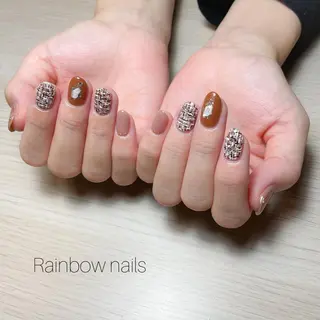 ネイル Rainbow nailsくろちゃんのネイルデザイン