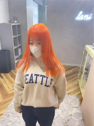 カラー 有人/バレイヤージュ /シャドールーツのヘアスタイル