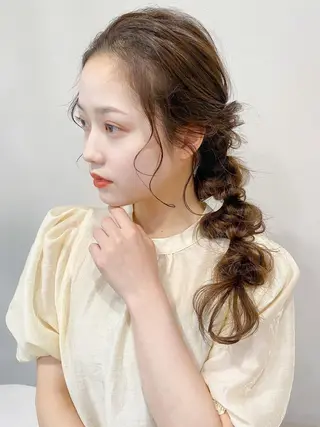 ヘアアレンジ kohana 🎀韓国ヘア🎀🤍のヘアスタイル
