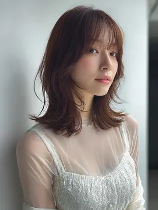 ミディアム TELA HAIR 守谷のヘアスタイル