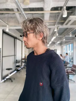 ショート カラー パーマ steed tokyo所属・KOOKI スティードトーキョーのヘアスタイル