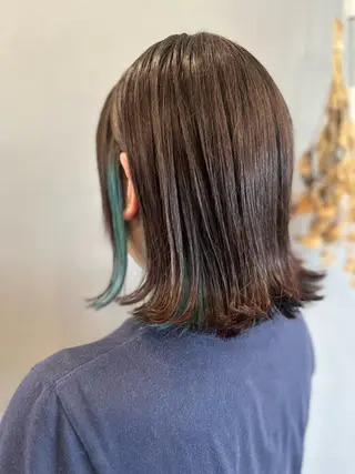 ミディアム カラー K Harukaのヘアスタイル