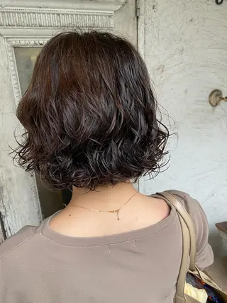 ショート パーマ お任せヘア☘️☘️ 及川渚のヘアスタイル