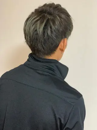 ショート カラー メンズ La  SHE's 天王寺店所属・マルヤマ リナのマツエク・マツパデザイン