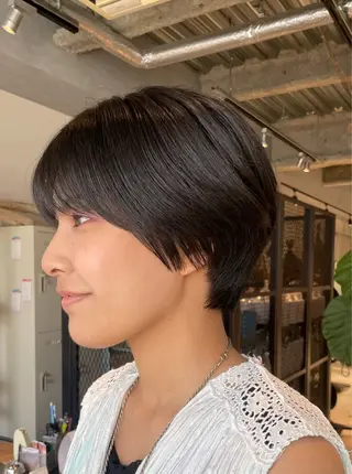 ショート 久永 香奈子のヘアスタイル