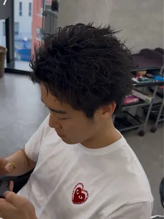 カラー パーマ ヘアアレンジ メンズ メンズ🐺カラー／ 垢抜け🔥木村晴希のヘアスタイル