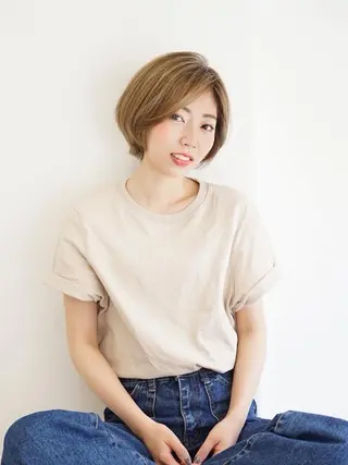 ショート 鈴木 絢奈のヘアスタイル