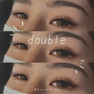 マツエク・マツパ double ⭐︎のマツエク・マツパデザイン
