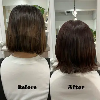 ショート カラー 徳永 花怜のヘアスタイル