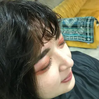 ミディアム カラー パーマ ヘアアレンジ お任せヘア☘️☘️ 及川渚のヘアスタイル