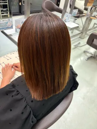 ミディアム WILL西宮店所属・WILL西宮野崎琴水 /透明感カラーのヘアスタイル