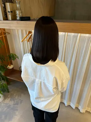 ミディアム カラー レイヤー/ボブパーマ /垢抜け/タクミのヘアスタイル