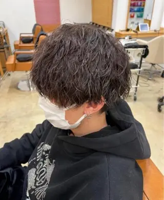 メンズ アパートメント下関 垢田店／生水翔琳のヘアスタイル