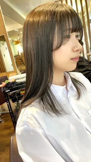 ロング カラー 栞美容室所属・三浦 健太郎のヘアスタイル