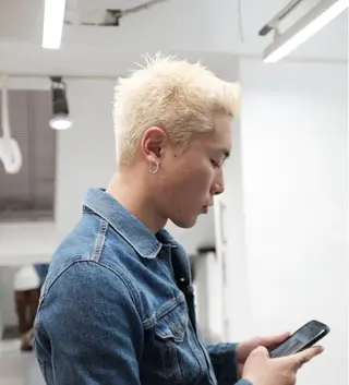 ショート カラー メンズ メンズスタイリスト リュウジのヘアスタイル