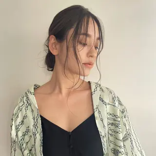 ロング カラー ヘアアレンジ ブリーチ/レイヤー 🌻Mutsumiのヘアスタイル