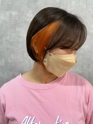 ショート C’LD hair  produce /シールドヘア所属・モテ髪/ボブ/ショー ト/アダチフウトのヘアスタイル