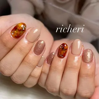 ミディアム ネイル richeri beautyのネイルデザイン