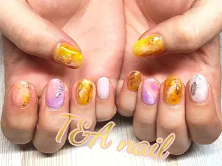 ミディアム ネイル T&A nailのネイルデザイン