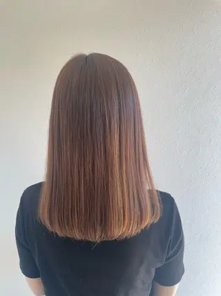 セミロング 【アクイール】やまだ みなのヘアスタイル