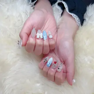 ロング 💜MIYA nail川崎店のネイルデザイン