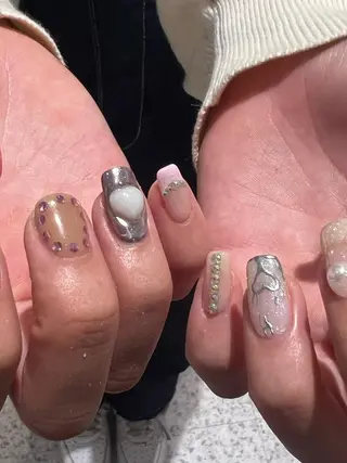 ネイル 個性派／中韓ネイル SAKURAのネイルデザイン