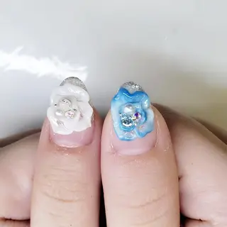 ミディアム ネイル クロキ 。のネイルデザイン