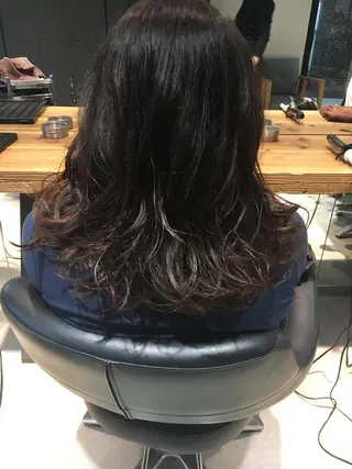 セミロング カラー 髪質改善ULTOWA ✨松井　美幸のヘアスタイル