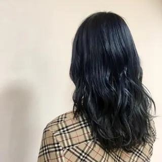 セミロング カラー ヘアアレンジ 【Sweep】おじま のぞみのヘアスタイル