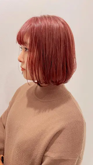 ショート カラー ヘアアレンジ レイヤーカット指名 No.1💖マユカのヘアスタイル