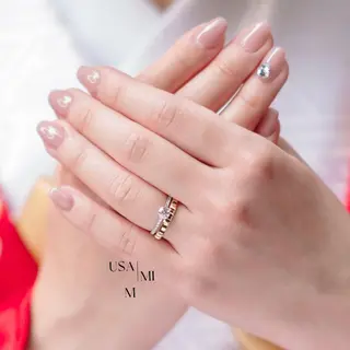 ミディアム ネイル USAMiMi 🐰💕のネイルデザイン