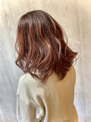 ミディアム カラー Kazu .Kのヘアスタイル