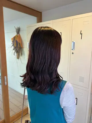 ロング カラー 竹広綾乃/ 艶カラーのヘアスタイル