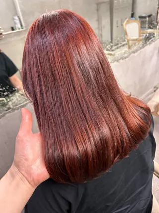 ミディアム カラー お任せヘア☘️☘️ 及川渚のヘアスタイル