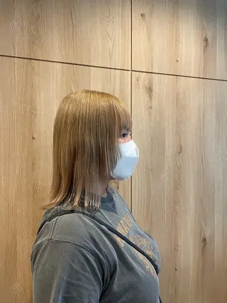 tsuki /天王寺 /カラー/ボブカットのヘアスタイル