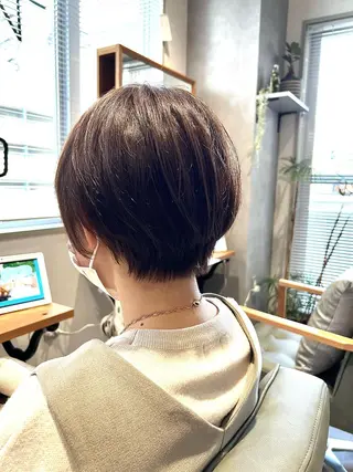ショート カラー 清水 義久のヘアスタイル