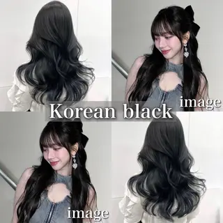 ロング カラー ヘアアレンジ レイヤー×透明感カラ ーHAYATOのヘアスタイル