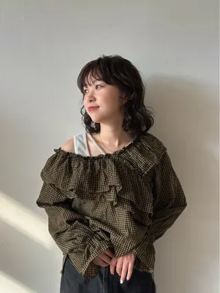 ミディアム 勝田 沙耶のヘアスタイル