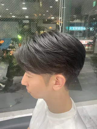 ショート メンズ 🐥くまがい💛 ダブルカラー／パーマのヘアスタイル