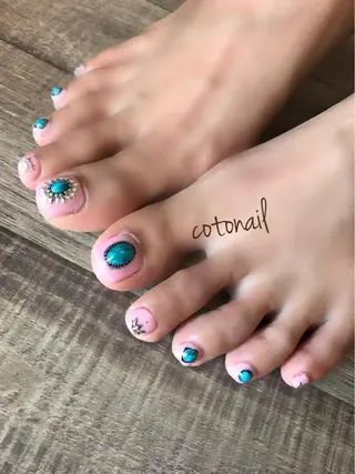 ネイル ツメトマツゲ .のネイルデザイン