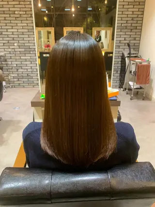 ロング Uni.所属・地毛風ストレート/ 髪質改善/榎本流行のヘアスタイル